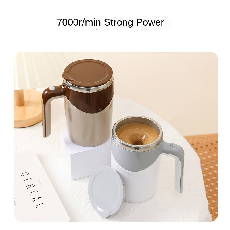 Electric Magnetic Stirring Coffee Mug, Electric Mixing Mug