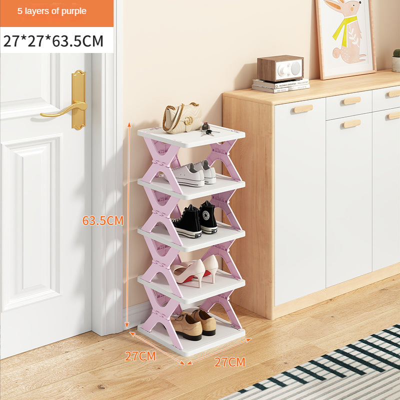 Easy shoe rack without installation