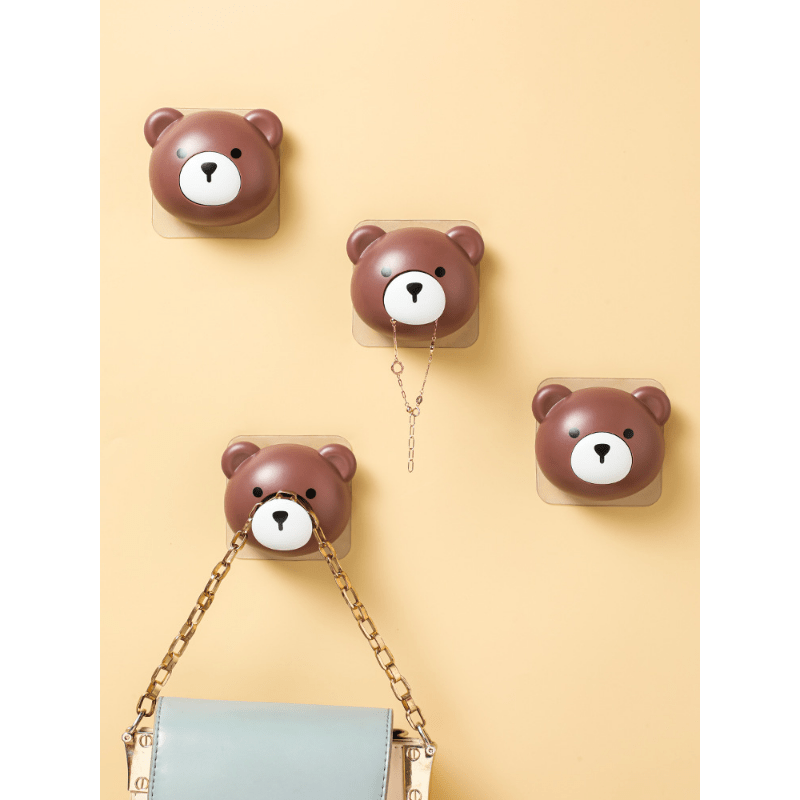 2pc Cute Bear Telescopic Nose Hook