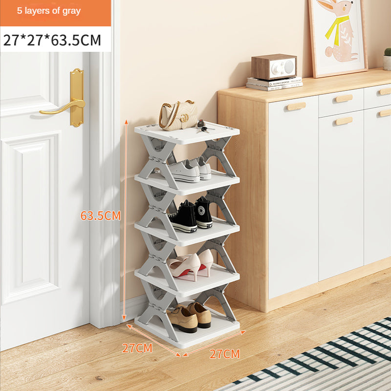 Easy shoe rack without installation