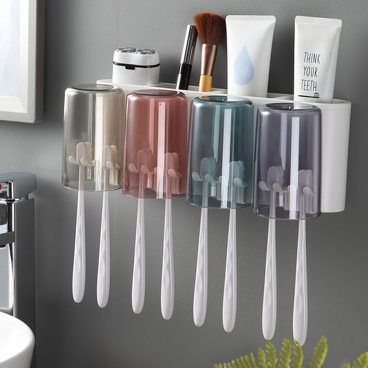 Toothbrush Holder Set With 2/3/4 Cups