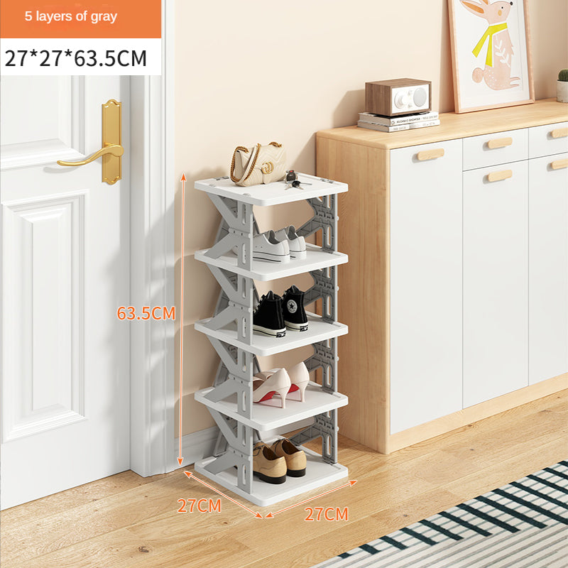 Easy shoe rack without installation