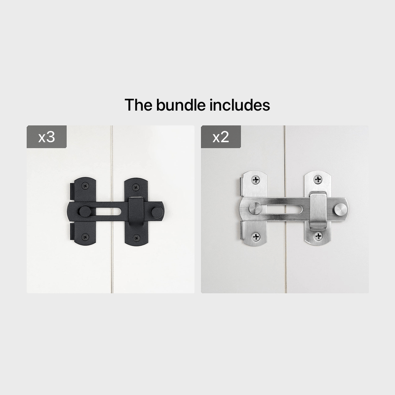 5pc Sliding Barn Door Lock