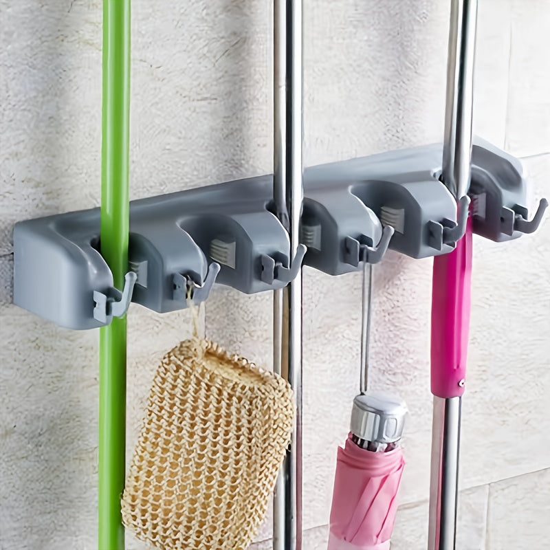 Multifunctional Mop Storage Rack, Mop Holder Broom Holder