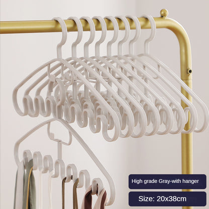 Multi-functional household clothes hanging rack without trace drying rack