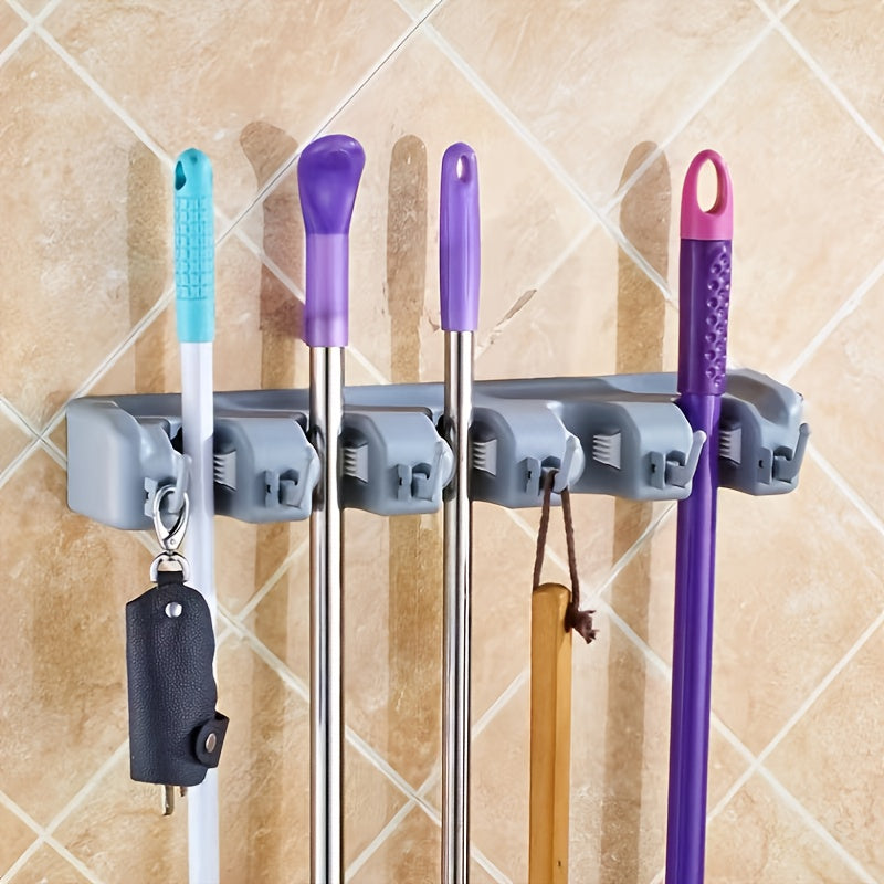 Multifunctional Mop Storage Rack, Mop Holder Broom Holder