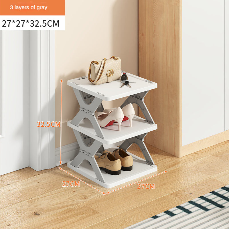 Easy shoe rack without installation