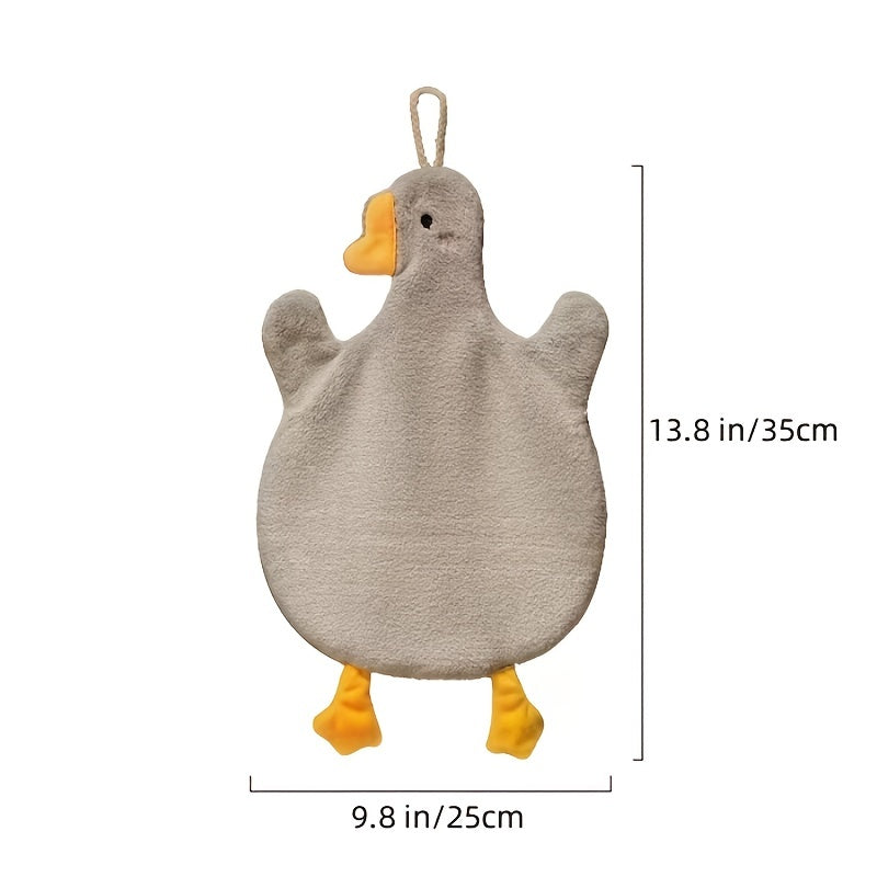 2pc Cartoon Duck Hand Towels