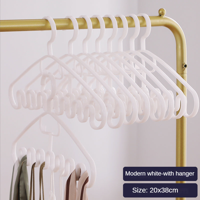 Multi-functional household clothes hanging rack without trace drying rack