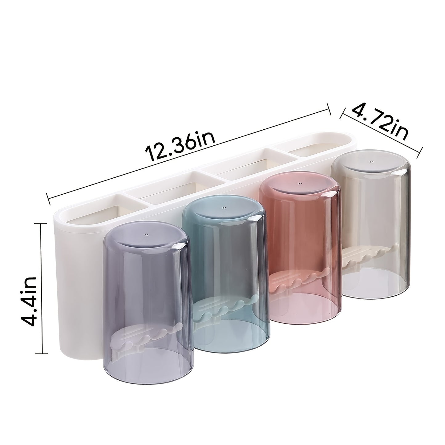 Toothbrush Holder Set With 2/3/4 Cups