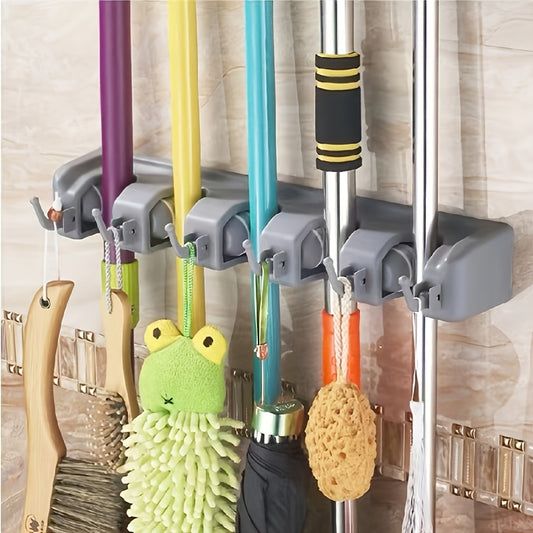 Multifunctional Mop Storage Rack, Mop Holder Broom Holder