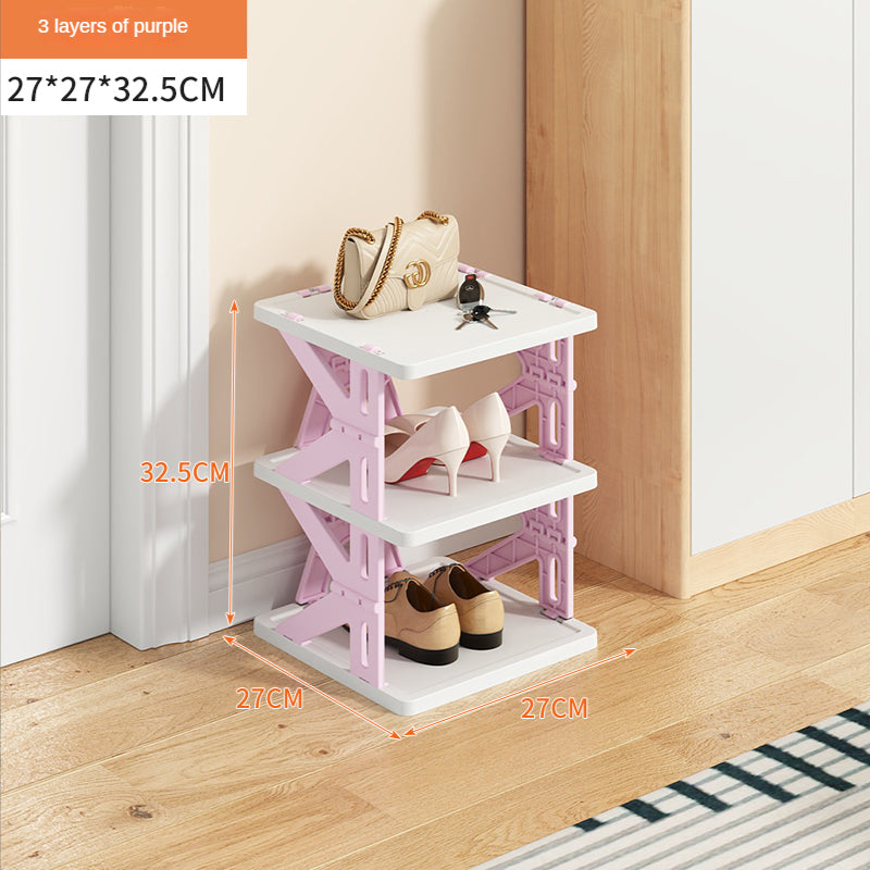 Easy shoe rack without installation