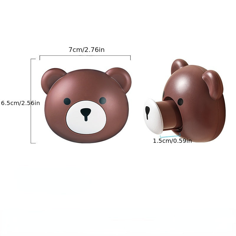 2pc Cute Bear Telescopic Nose Hook