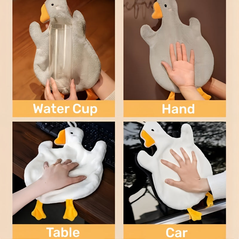 2pc Cartoon Duck Hand Towels