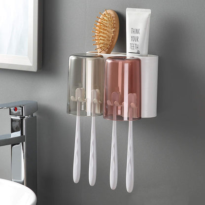 Toothbrush Holder Set With 2/3/4 Cups