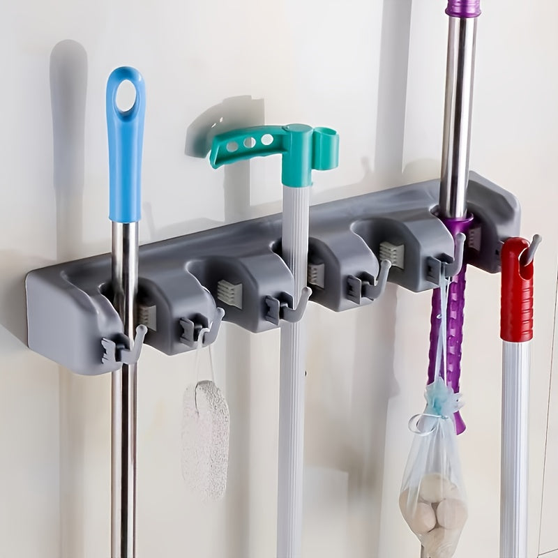 Multifunctional Mop Storage Rack, Mop Holder Broom Holder