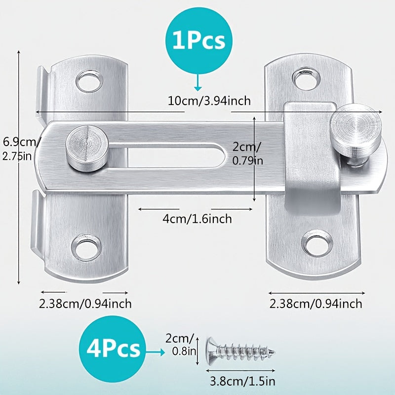 5pc Sliding Barn Door Lock